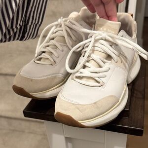 Rag & Bone Cream and White Sneakers